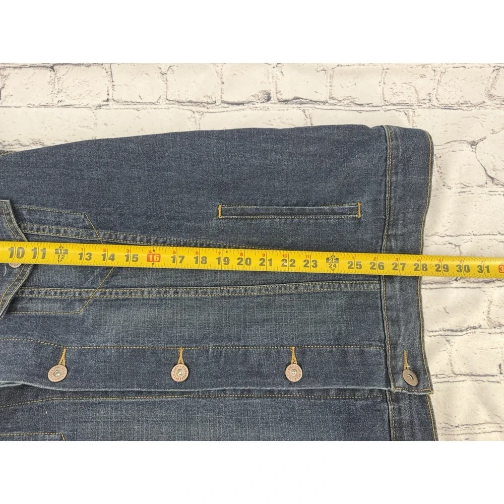 Levi's Strauss Signature‎ Gold Men's Denim Trucker Jacket Size 2XL Dark Wash